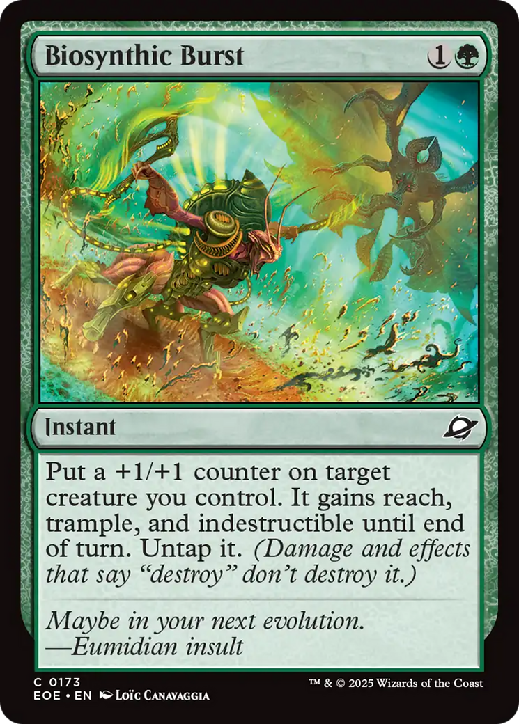 Biosynthic Burst [Edge of Eternities] | Exor Games New Glasgow