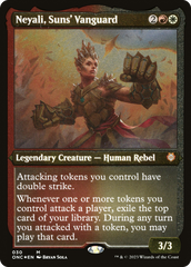 Neyali, Suns' Vanguard (Foil Etched) (Display Commander) [Phyrexia: All Will Be One Commander] | Exor Games New Glasgow