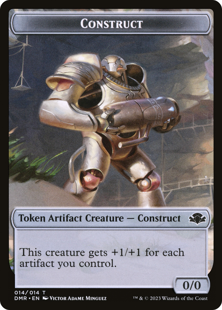 Construct Token [Dominaria Remastered Tokens] | Exor Games New Glasgow