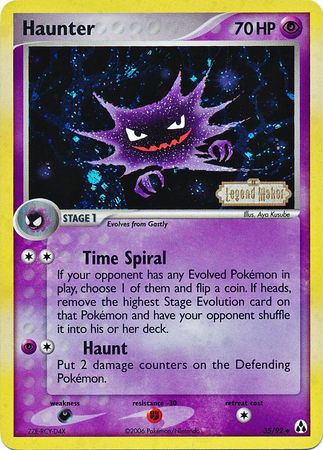 Haunter (35/92) (Stamped) [EX: Legend Maker] | Exor Games New Glasgow