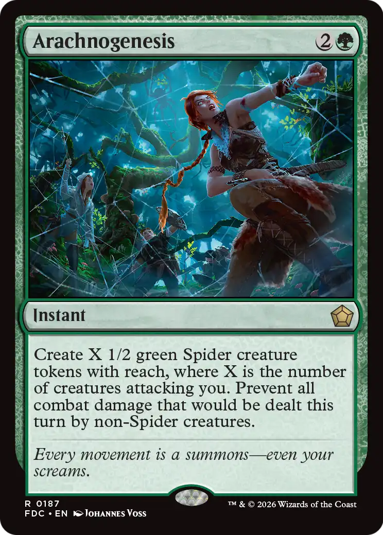 Arachnogenesis [Foundations Commander] | Exor Games New Glasgow
