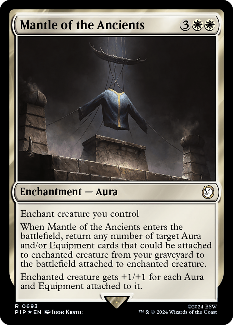 Mantle of the Ancients (Surge Foil) [Fallout] | Exor Games New Glasgow