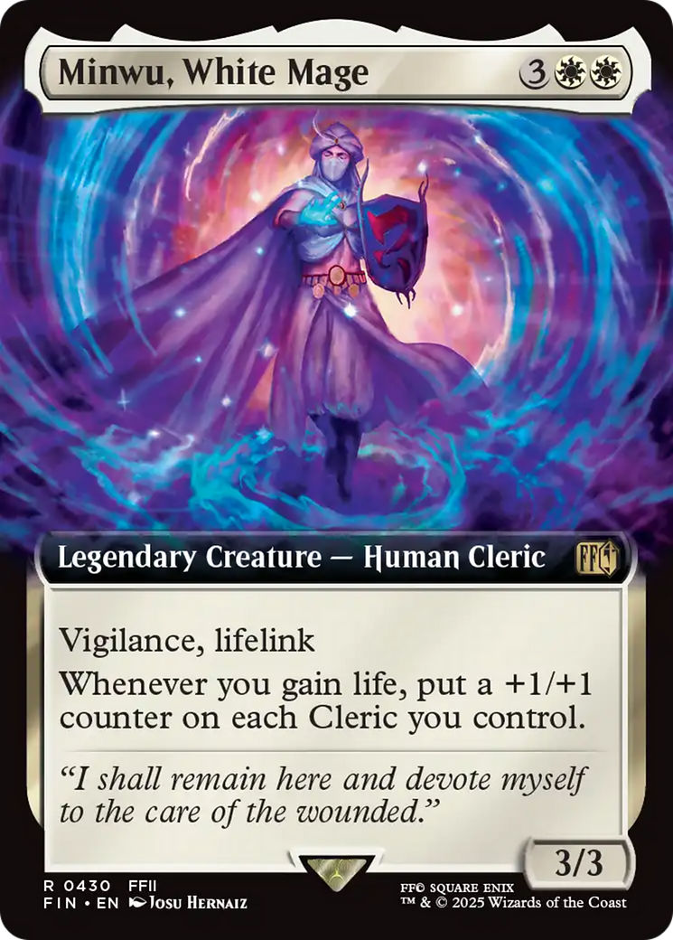 Minwu, White Mage (Extended Art) [FINAL FANTASY] | Exor Games New Glasgow