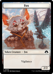 Phyrexian Germ // Fox Double-Sided Token [Modern Horizons 3 Tokens] | Exor Games New Glasgow