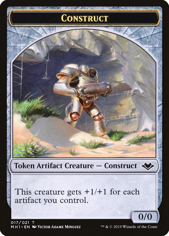 Goblin (010) // Construct (017) Double-Sided Token [Modern Horizons Tokens] | Exor Games New Glasgow