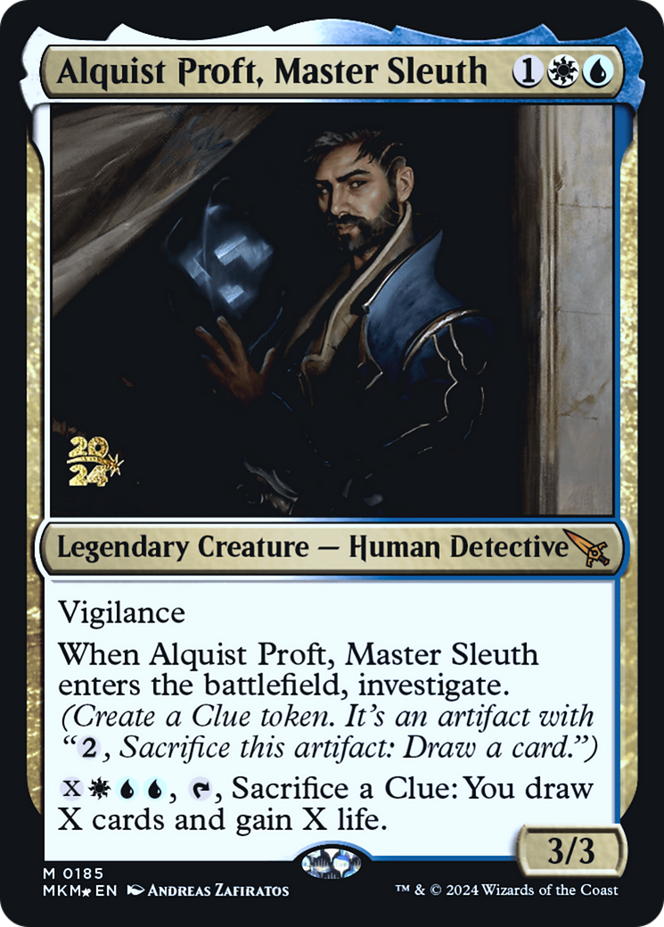 Alquist Proft, Master Sleuth [Murders at Karlov Manor Prerelease Promos] | Exor Games New Glasgow