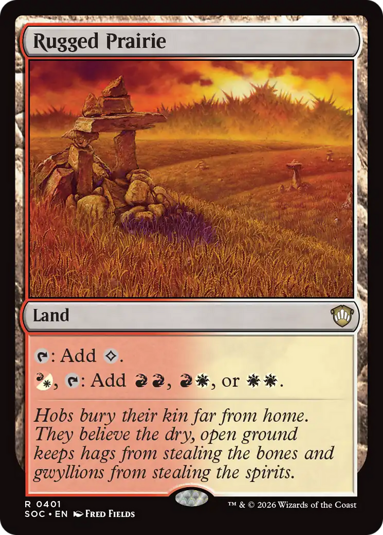 Rugged Prairie [Secrets of Strixhaven Commander] | Exor Games New Glasgow