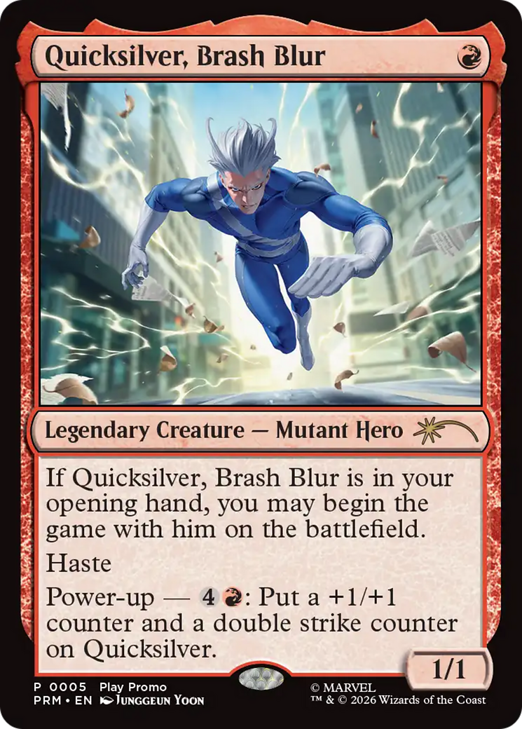 Quicksilver, Brash Blur [Standard Showdown Promos] | Exor Games New Glasgow