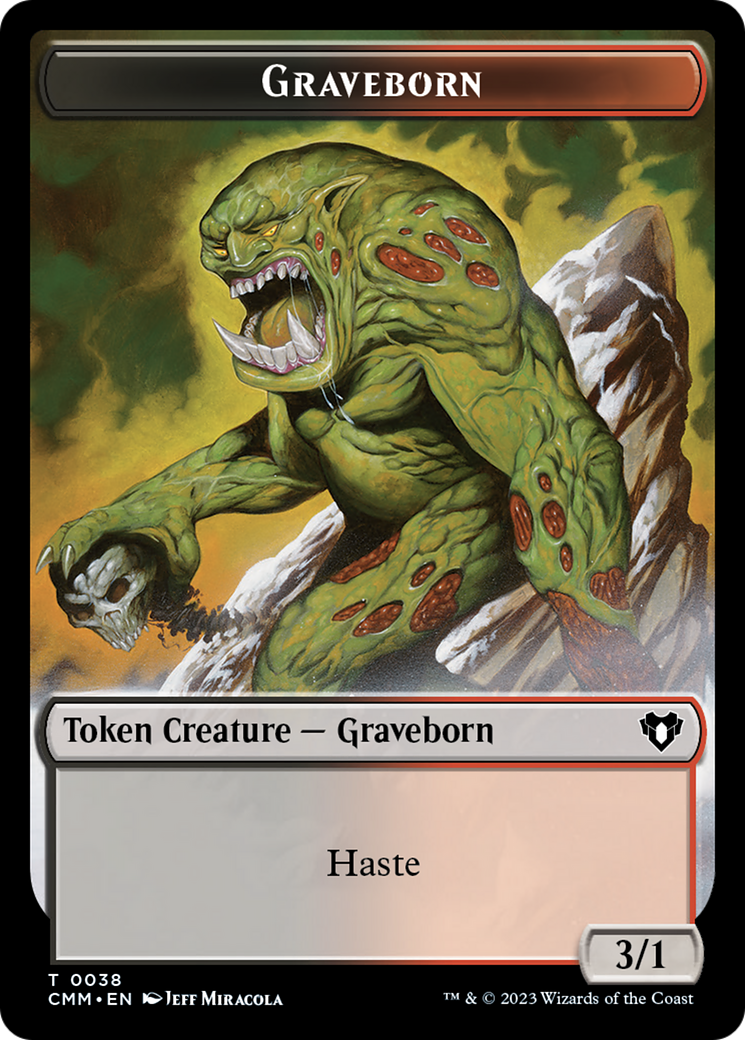 Thopter // Graveborn Double-Sided Token [Commander Masters Tokens] | Exor Games New Glasgow