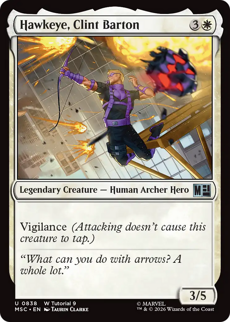 Hawkeye, Clint Barton (0838) [Marvel Super Heroes Commander] | Exor Games New Glasgow