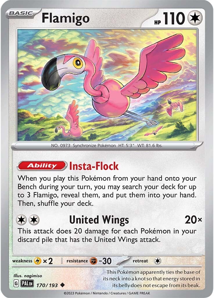 Flamigo (170/193) [Scarlet & Violet: Paldea Evolved] | Exor Games New Glasgow