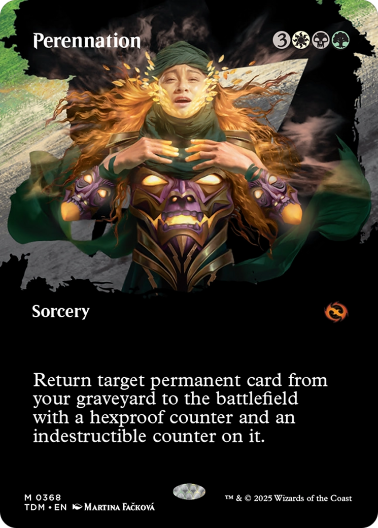 Perennation (Borderless) [Tarkir: Dragonstorm] | Exor Games New Glasgow