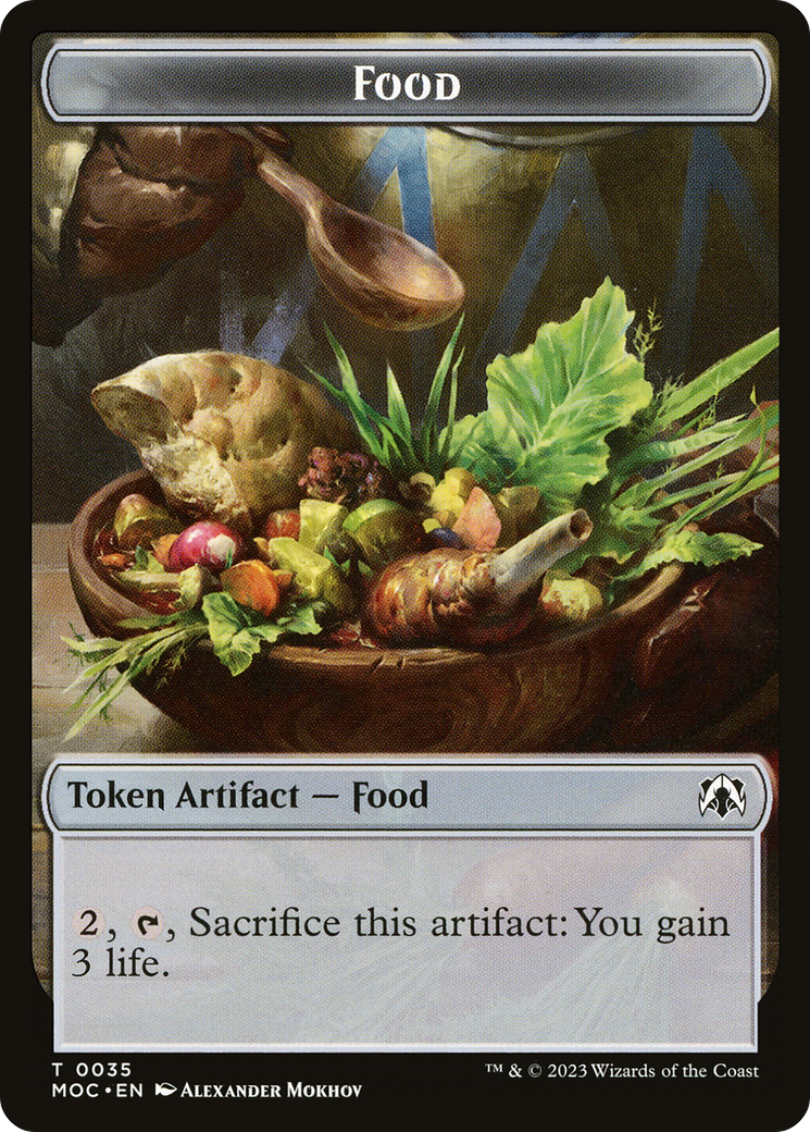 Food Token [March of the Machine] | Exor Games New Glasgow