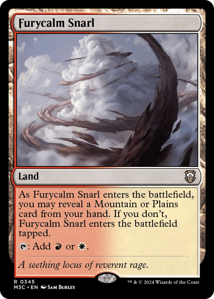 Furycalm Snarl (Ripple Foil) [Modern Horizons 3 Commander] | Exor Games New Glasgow