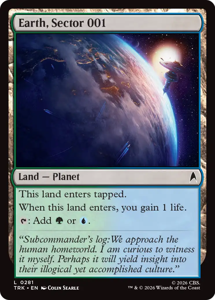 Earth, Sector 001 [Star Trek] | Exor Games New Glasgow