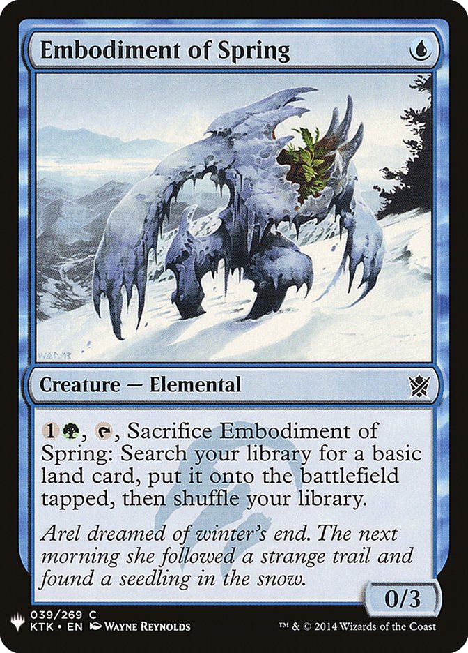 Embodiment of Spring [Mystery Booster] | Exor Games New Glasgow