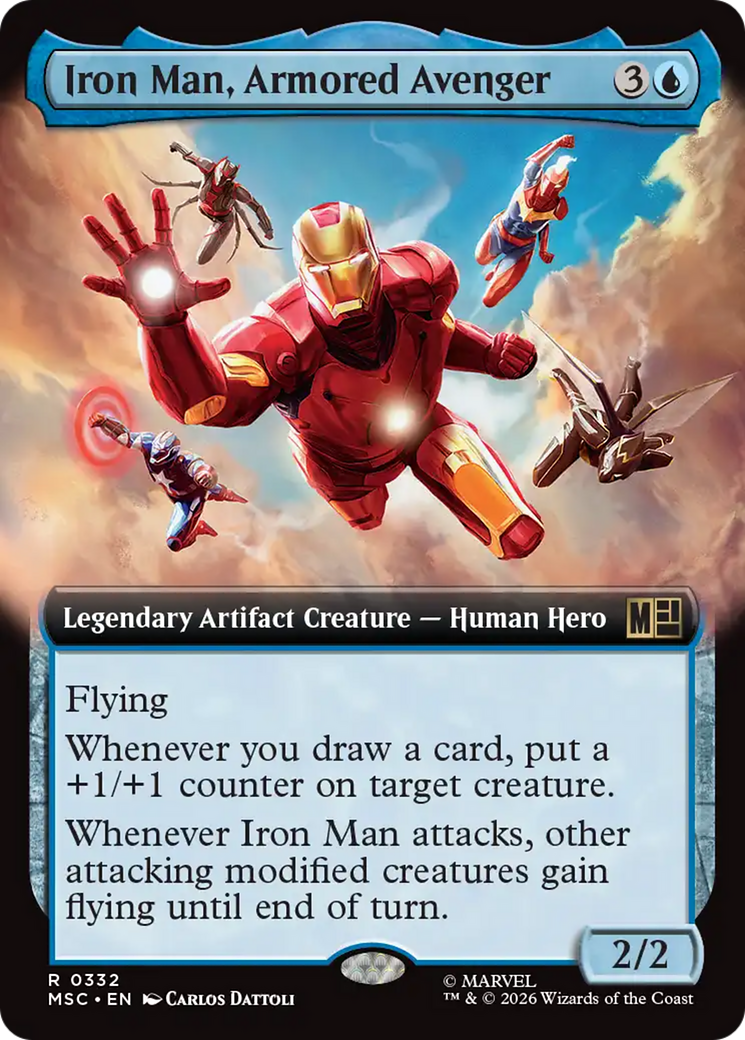 Iron Man, Armored Avenger (Extended Art) [Marvel Super Heroes Commander] | Exor Games New Glasgow