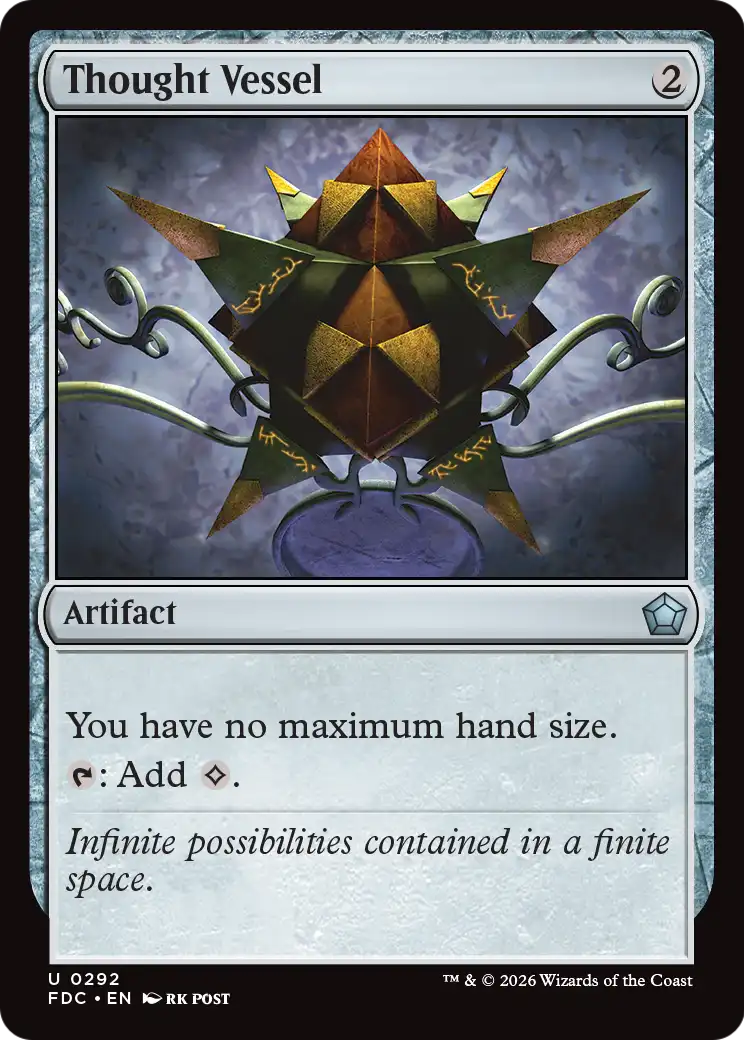 Thought Vessel [Foundations Commander] | Exor Games New Glasgow
