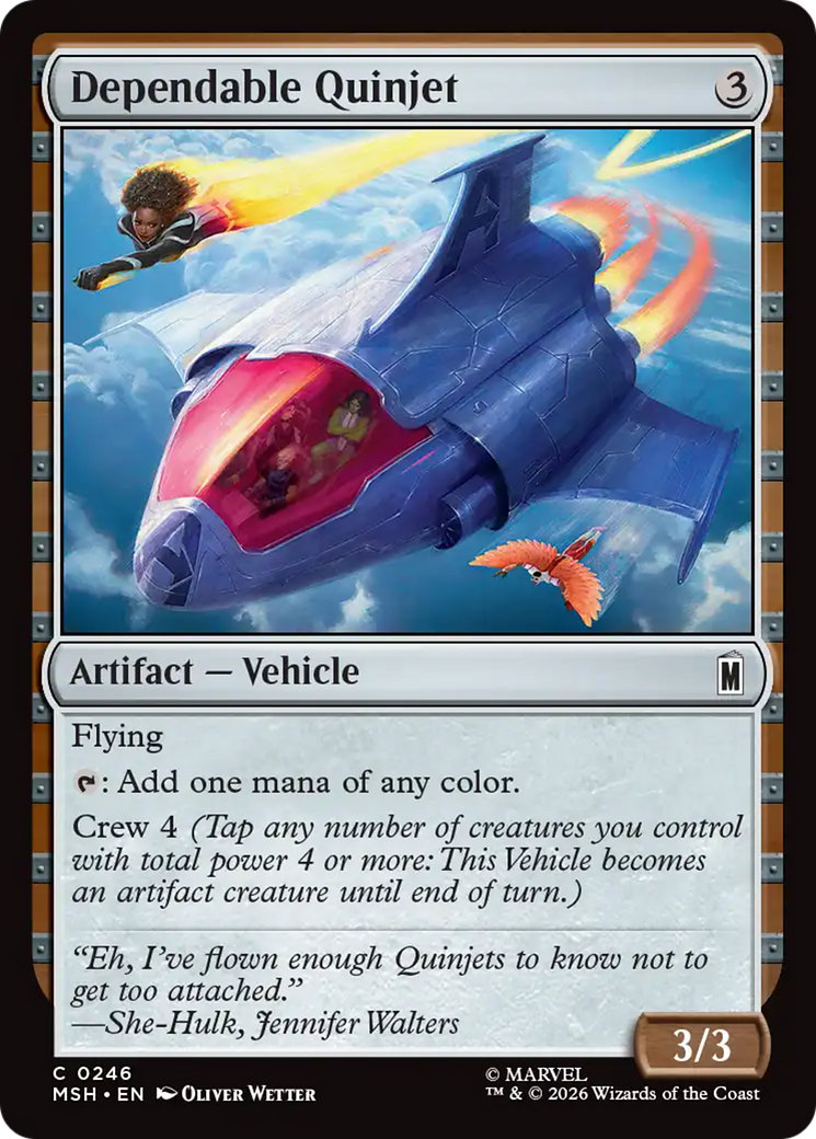 Dependable Quinjet [Marvel Super Heroes] | Exor Games New Glasgow