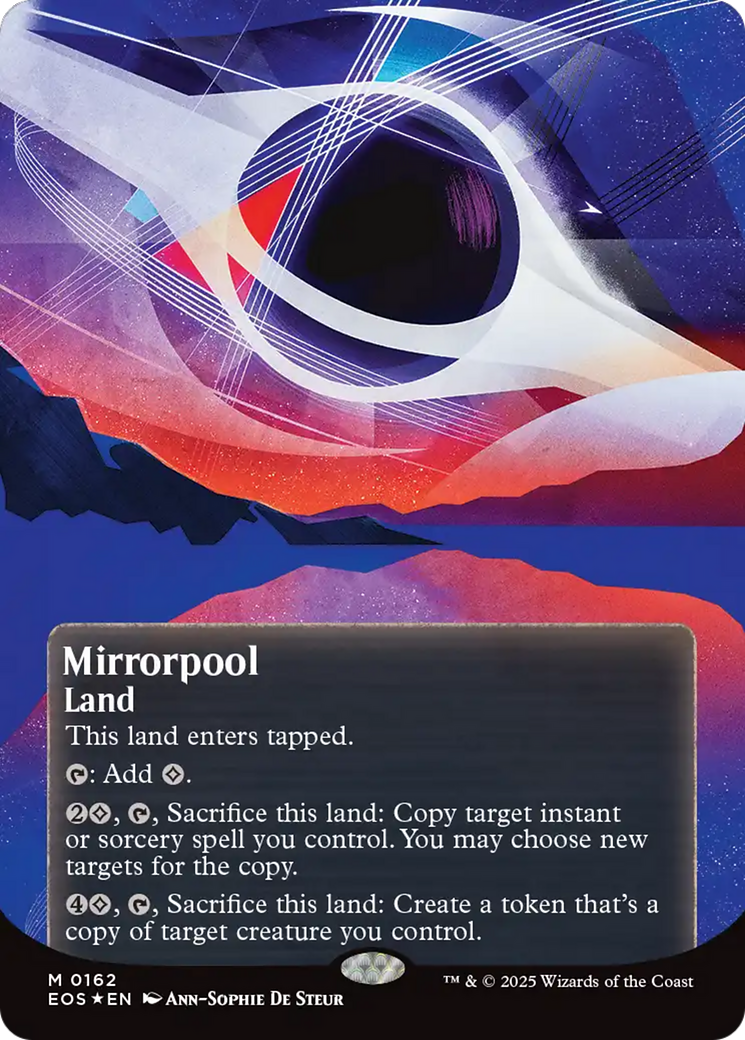 Mirrorpool (0162) (Borderless) (Galaxy Foil) [Edge of Eternities: Stellar Sights] | Exor Games New Glasgow