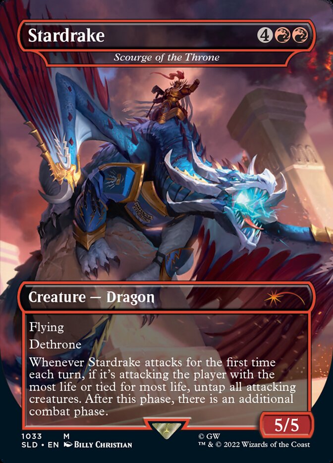 Stardrake - Scourge of the Throne (Borderless) [Secret Lair Drop Series] | Exor Games New Glasgow