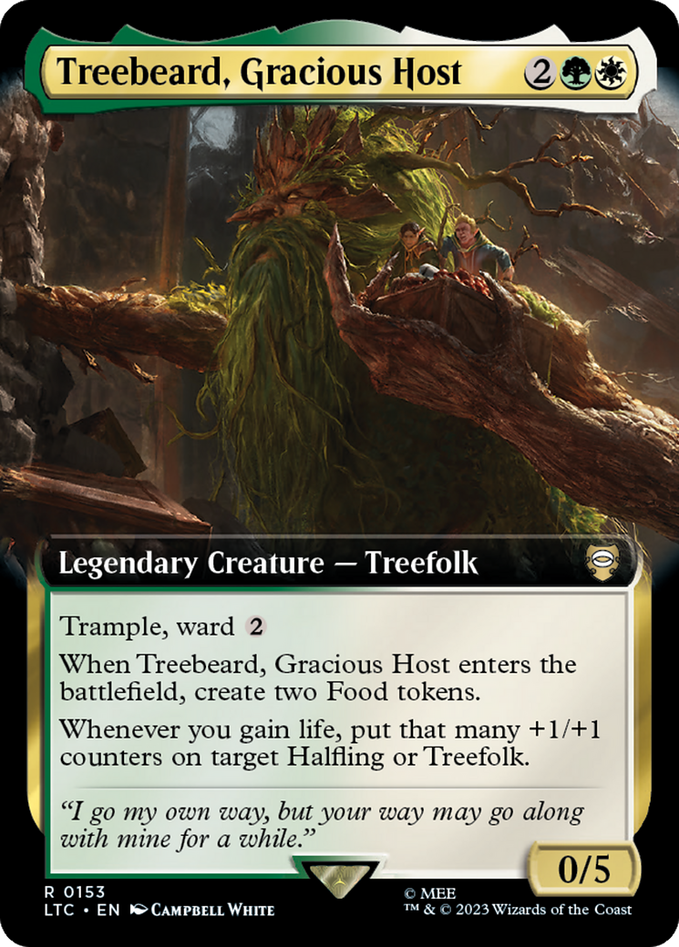 Treebeard, Gracious Host (Extended Art) [The Lord of the Rings: Tales of Middle-Earth Commander] | Exor Games New Glasgow