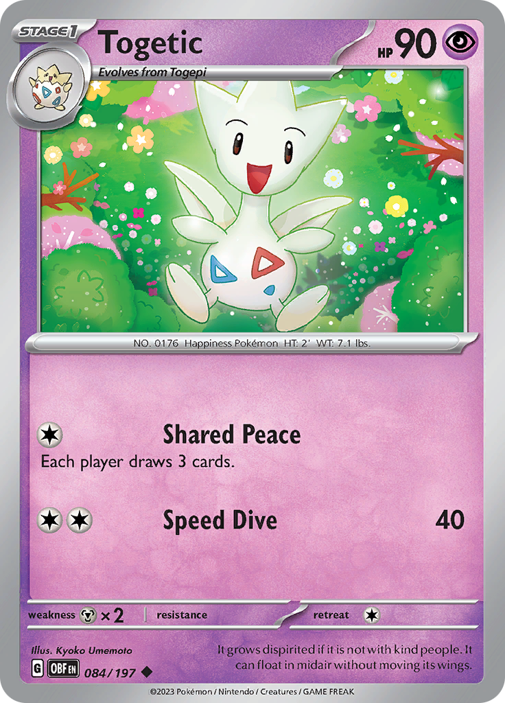 Togetic (084/197) [Scarlet & Violet: Obsidian Flames] | Exor Games New Glasgow