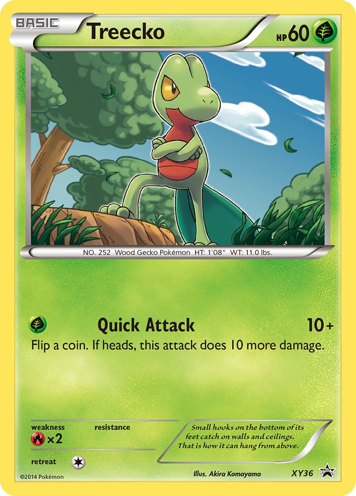 Treecko (XY36) [XY: Black Star Promos] | Exor Games New Glasgow