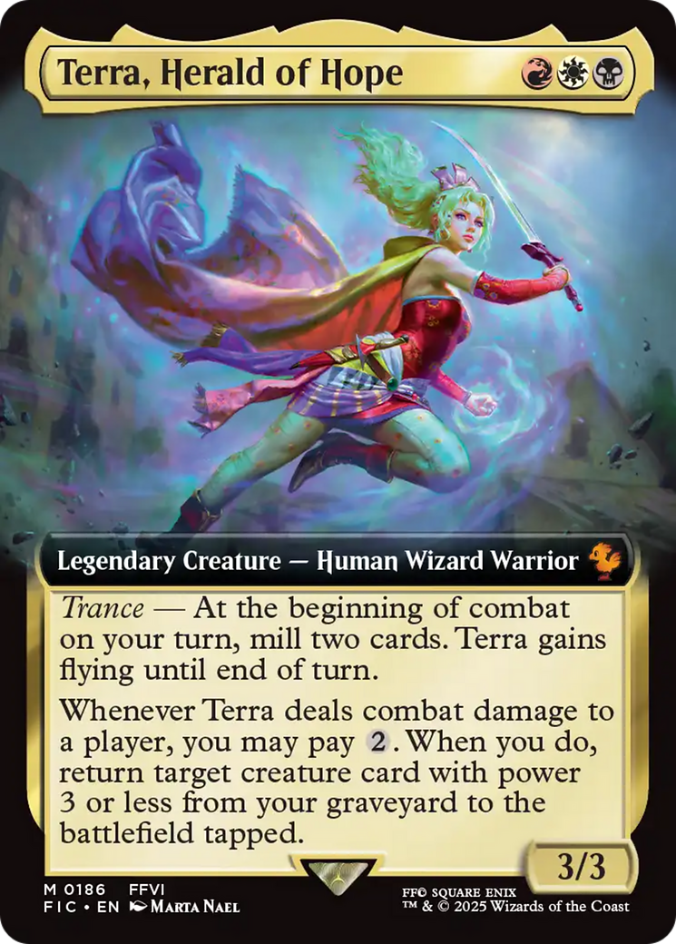 Terra, Herald of Hope (Extended Art) [FINAL FANTASY Commander] | Exor Games New Glasgow