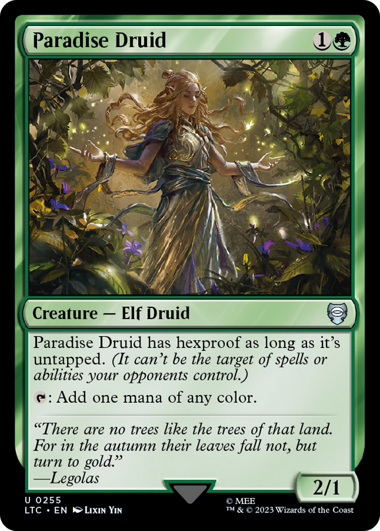 Paradise Druid [The Lord of the Rings: Tales of Middle-Earth Commander] | Exor Games New Glasgow