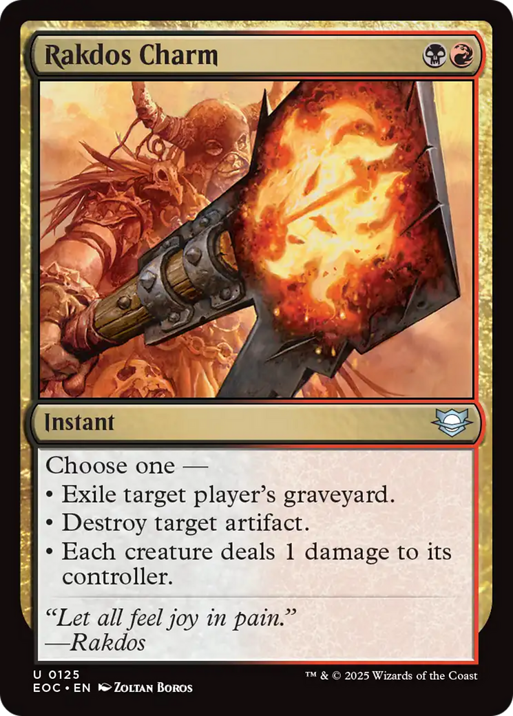Rakdos Charm [Edge of Eternities Commander] | Exor Games New Glasgow