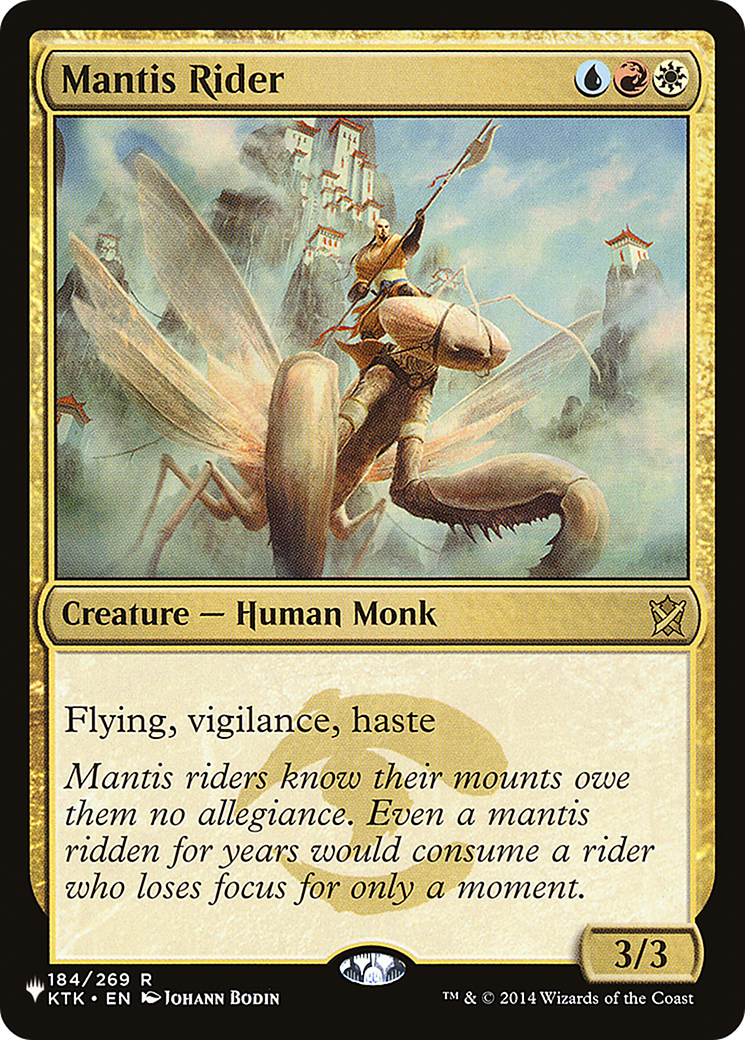 Mantis Rider [The List Reprints] | Exor Games New Glasgow