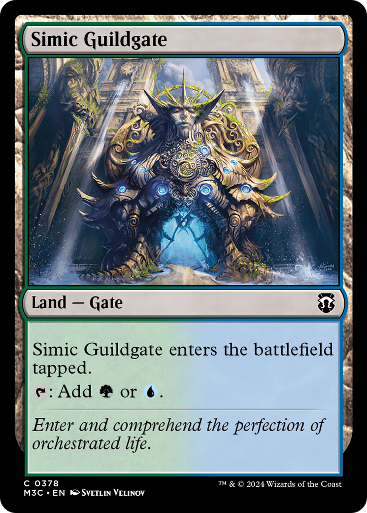 Simic Guildgate (Ripple Foil) [Modern Horizons 3 Commander] | Exor Games New Glasgow