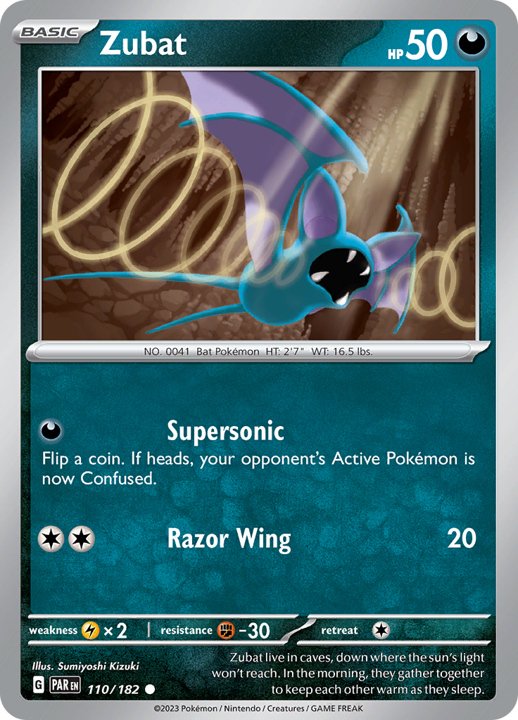 Zubat (110/182) [Scarlet & Violet: Paradox Rift] | Exor Games New Glasgow