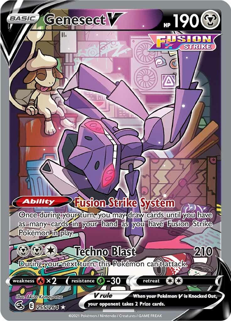 Genesect V (255/264) [Sword & Shield: Fusion Strike] | Exor Games New Glasgow