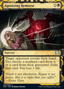 Agonizing Remorse (Foil Etched) [Strixhaven: Mystical Archive] | Exor Games New Glasgow