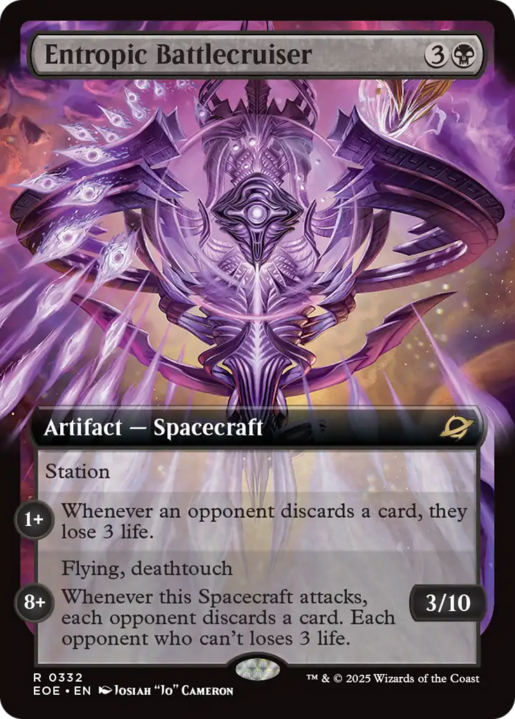 Entropic Battlecruiser (Extended Art) [Edge of Eternities] | Exor Games New Glasgow