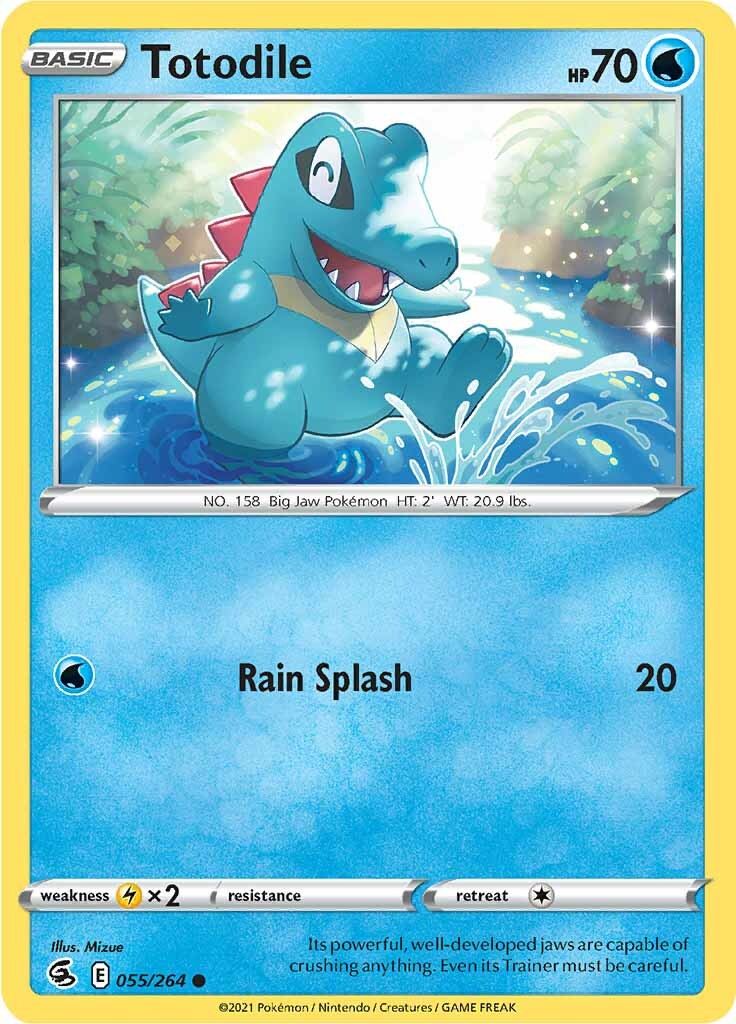 Totodile (055/264) [Sword & Shield: Fusion Strike] | Exor Games New Glasgow