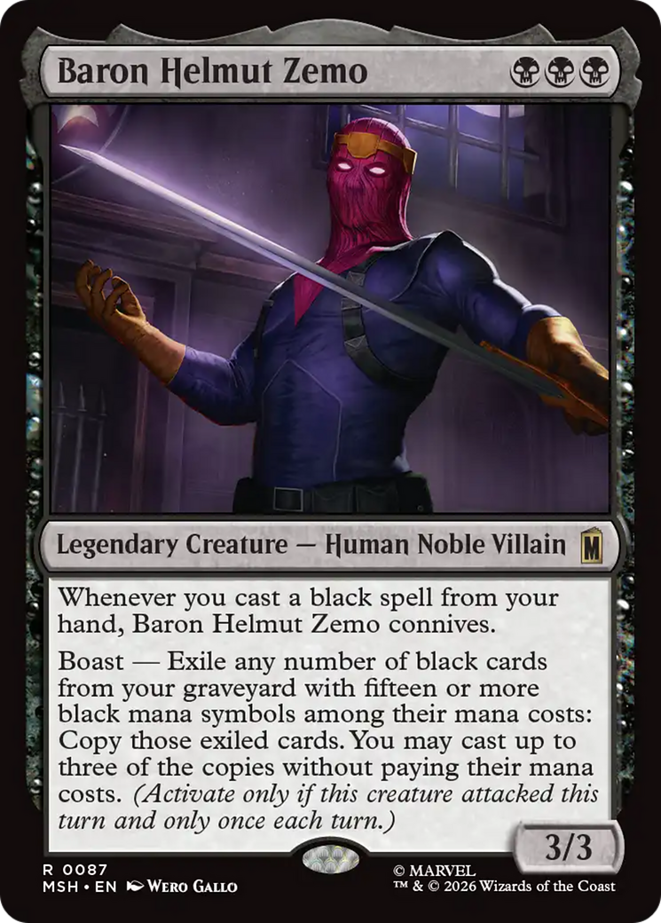 Baron Helmut Zemo [Marvel Super Heroes] | Exor Games New Glasgow