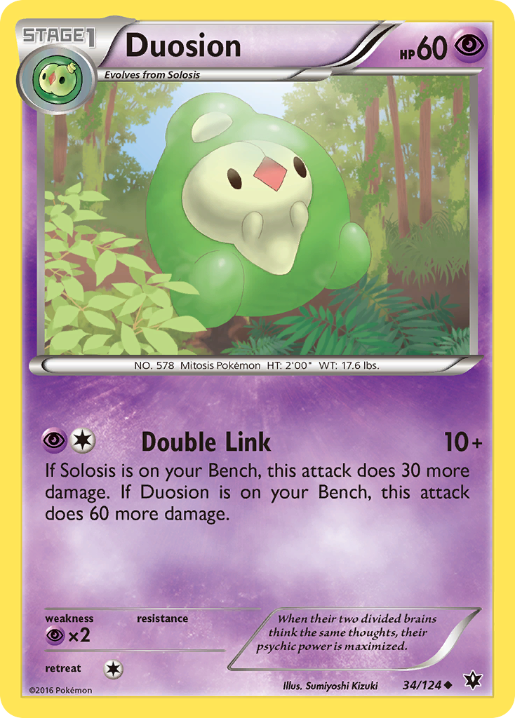 Duosion (34/124) [XY: Fates Collide] | Exor Games New Glasgow
