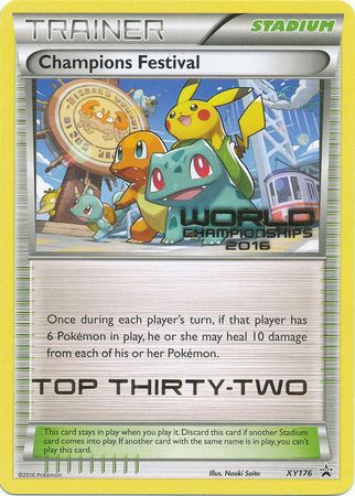 Champions Festival 2016 Top Thirty Two (XY176) [XY: Black Star Promos] | Exor Games New Glasgow