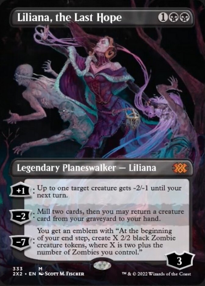 Liliana, the Last Hope (Borderless) [Double Masters 2022] | Exor Games New Glasgow