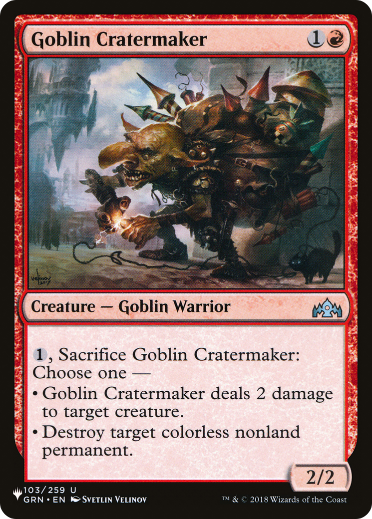 Goblin Cratermaker [The List Reprints] | Exor Games New Glasgow