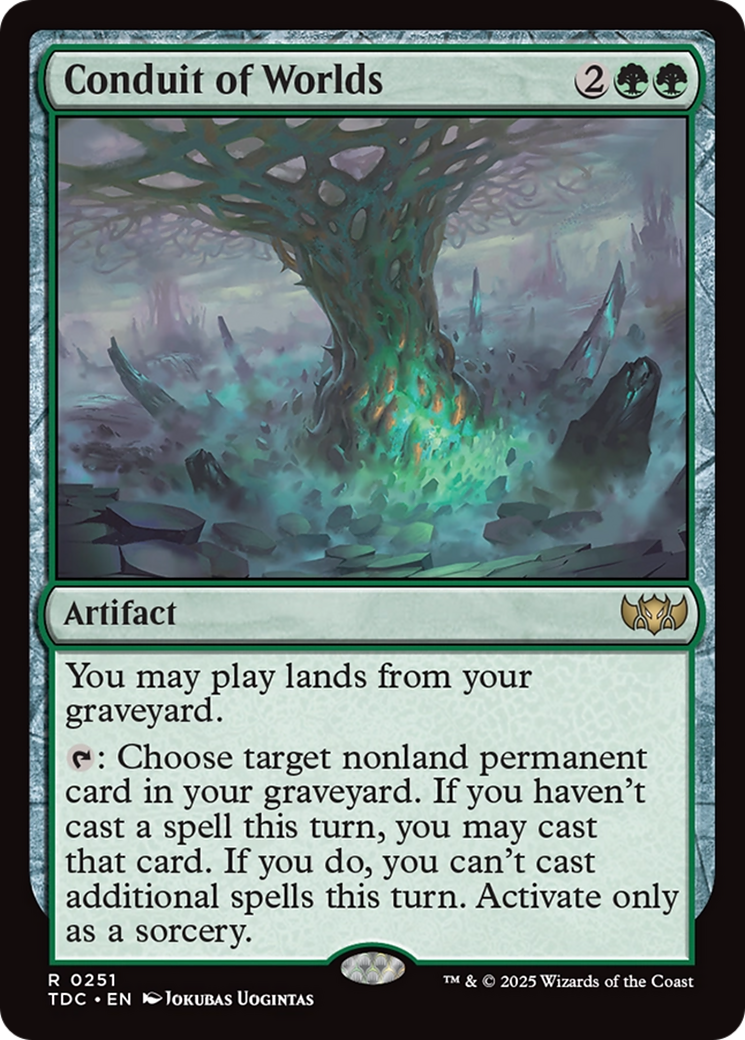 Conduit of Worlds [Tarkir: Dragonstorm Commander] | Exor Games New Glasgow