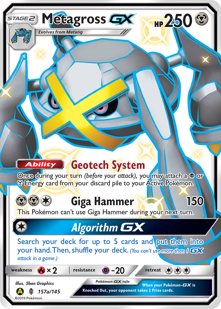 Metagross GX (157a/145) [Alternate Art Promos] | Exor Games New Glasgow