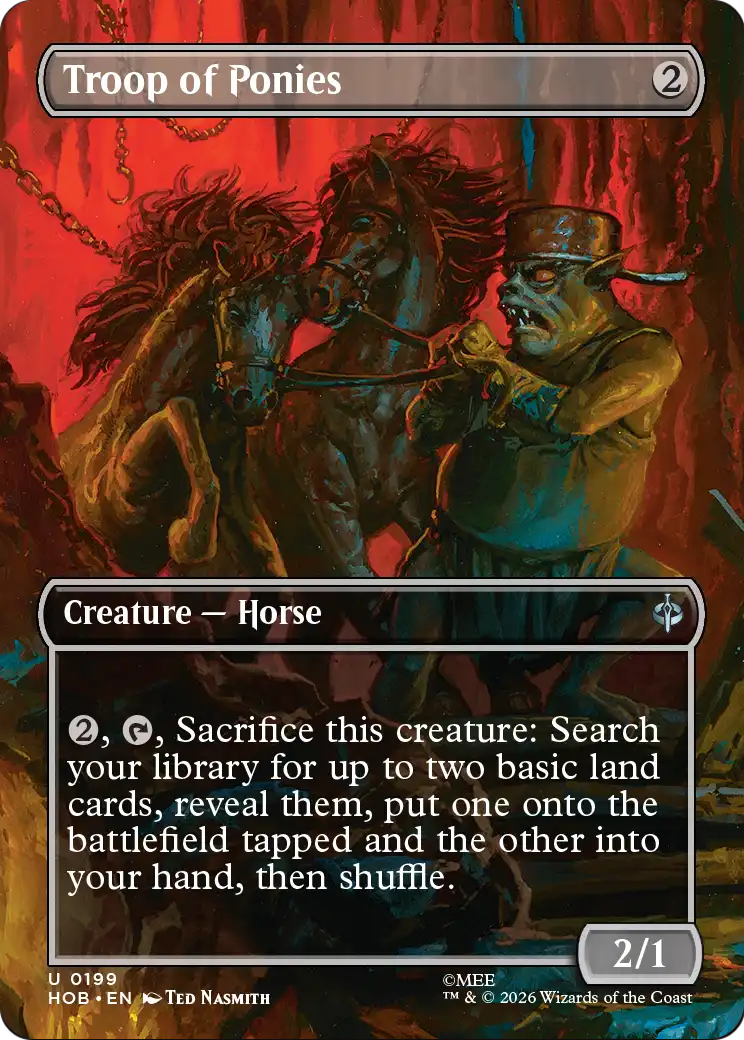 Troop of Ponies (Borderless) [The Hobbit] | Exor Games New Glasgow