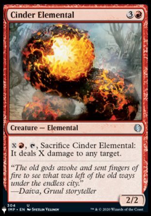 Cinder Elemental [The List] | Exor Games New Glasgow