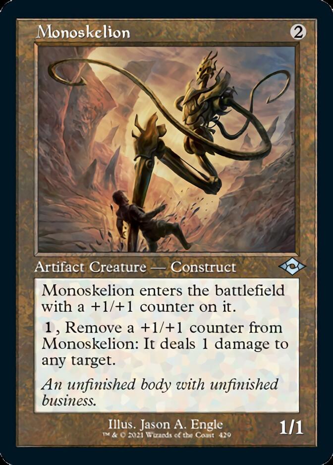 Monoskelion (Retro Foil Etched) [Modern Horizons 2] | Exor Games New Glasgow