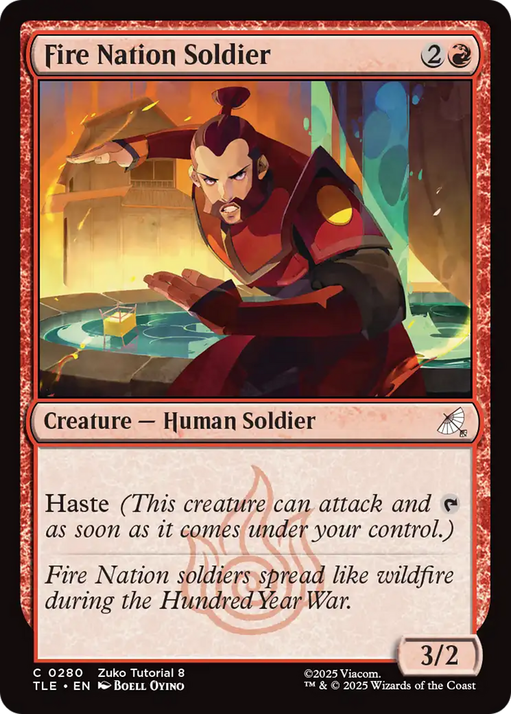 Fire Nation Soldier (0280) [Avatar: The Last Airbender: Eternal-Legal] | Exor Games New Glasgow