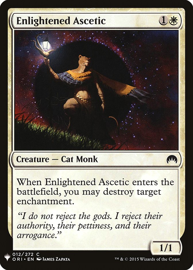 Enlightened Ascetic [Mystery Booster] | Exor Games New Glasgow